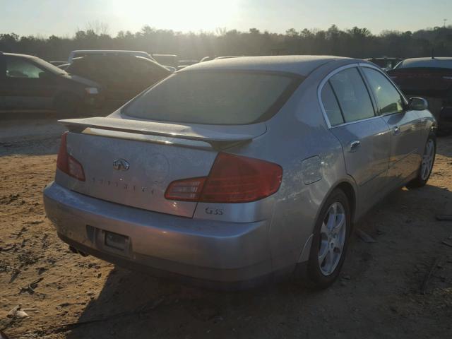 JNKCV51E04M608751 - 2004 INFINITI G35 SILVER photo 4