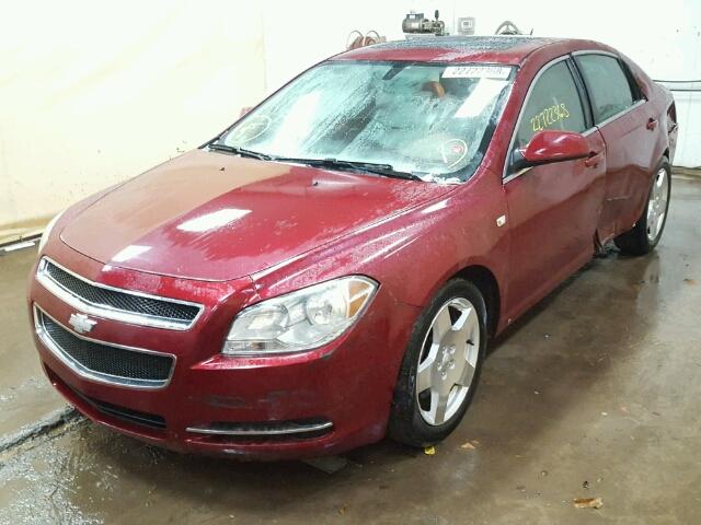 1G1ZJ57738F209920 - 2008 CHEVROLET MALIBU 2LT RED photo 2