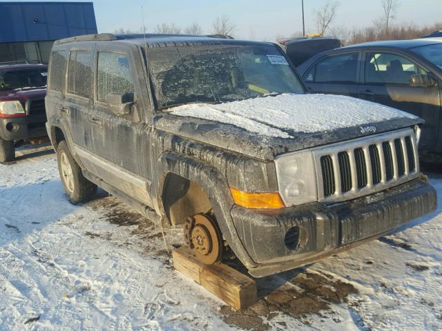 1J8HG48K57C546869 - 2007 JEEP COMMANDER BLACK photo 1