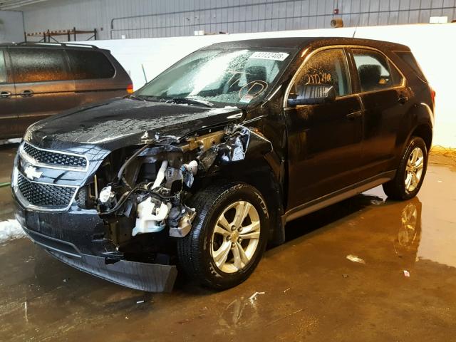 2CNFLCEC9B6464934 - 2011 CHEVROLET EQUINOX LS BLACK photo 2