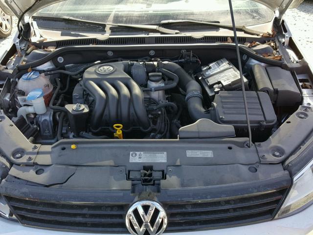 3VW2K7AJ0EM232330 - 2014 VOLKSWAGEN JETTA BASE ვერცხლისფერი ფოტო 7