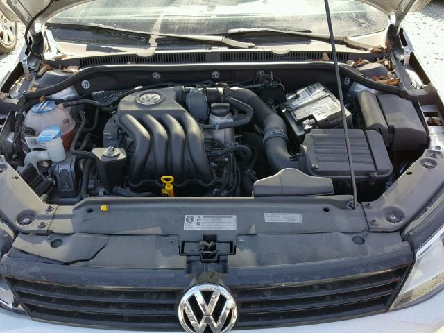 3VW2K7AJ0EM232330 - 2014 VOLKSWAGEN JETTA BASE SILVER photo 7