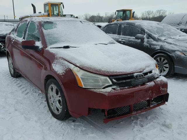 1FAHP36N19W268977 - 2009 FORD FOCUS SES MAROON photo 1