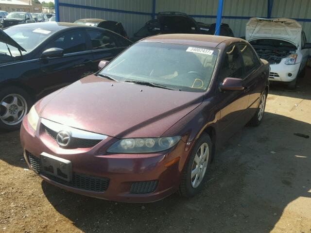 1YVHP80C965M10504 - 2006 MAZDA 6 I MAROON photo 2