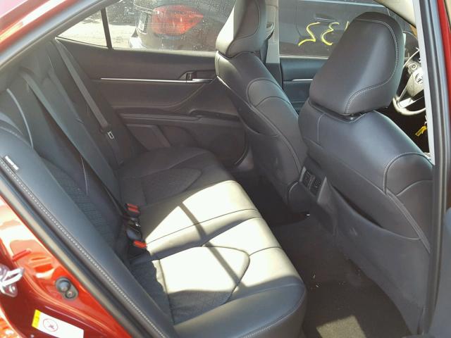 4T1B61HK6JU529316 - 2018 TOYOTA CAMRY XSE BURGUNDY photo 6