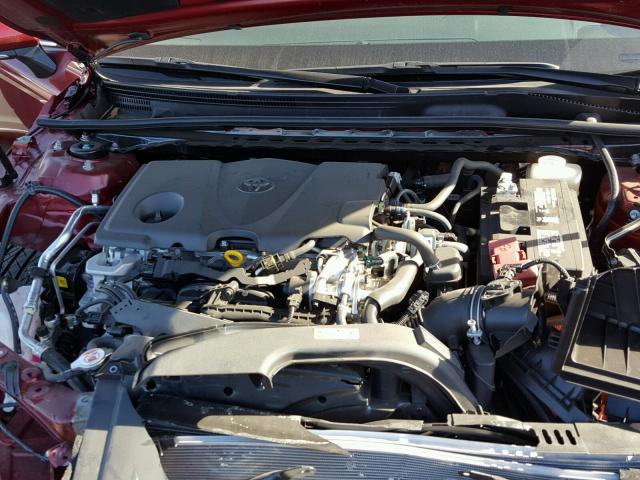 4T1B61HK6JU529316 - 2018 TOYOTA CAMRY XSE BURGUNDY photo 7