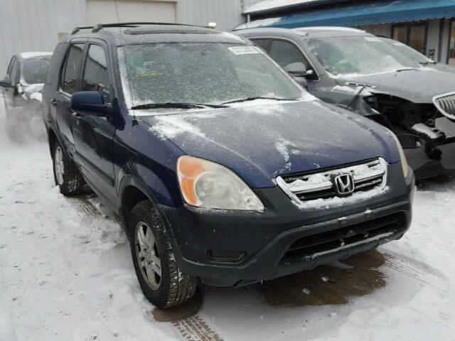 JHLRD78803C032998 - 2003 HONDA CR-V EX BLUE photo 1