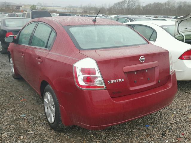 3N1AB61EX8L633893 - 2008 NISSAN SENTRA 2.0 RED photo 3