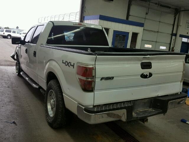 1FTFW1E8XAFD33978 - 2010 FORD F150 SUPER WHITE photo 3