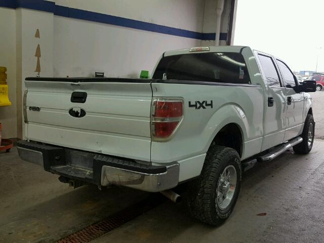 1FTFW1E8XAFD33978 - 2010 FORD F150 SUPER WHITE photo 4