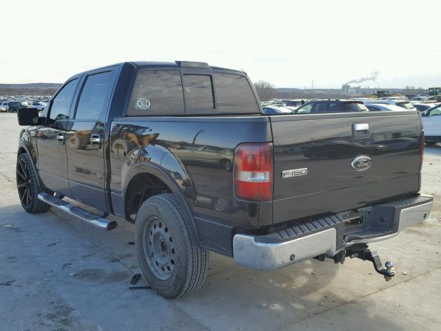 1FTPW12567KD31420 - 2007 FORD F150 SUPER BLACK photo 3