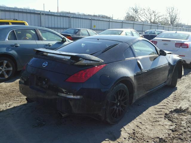 JN1AZ34D86M330949 - 2006 NISSAN 350Z COUPE BLACK photo 4