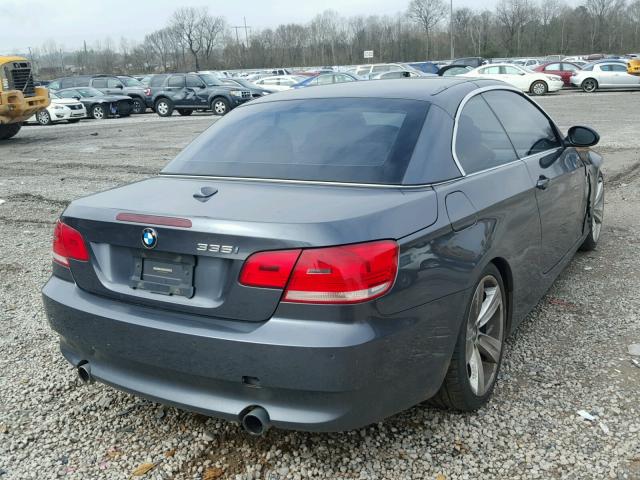 WBAWL73507PX46271 - 2007 BMW 335 I GRAY photo 4