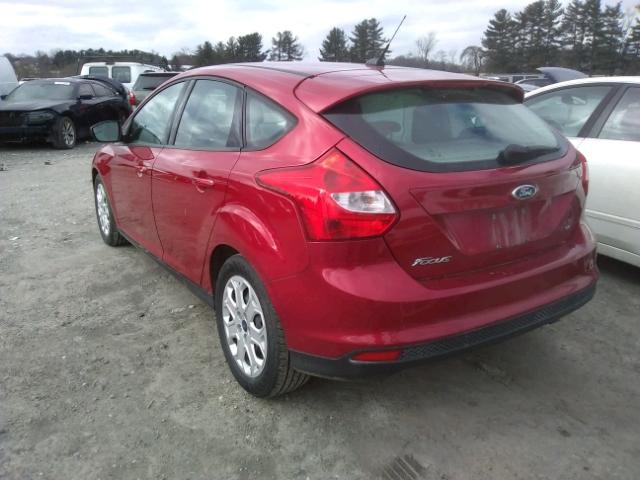 1FAHP3K21CL232694 - 2012 FORD FOCUS SE RED photo 3