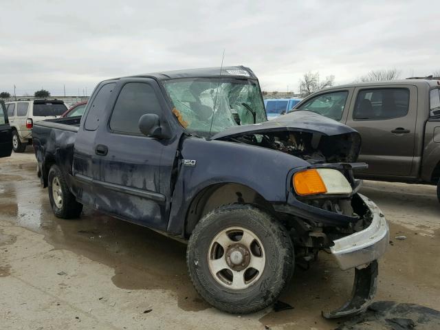 2FTRX17224CA14271 - 2004 FORD F-150 HERI BLUE photo 1