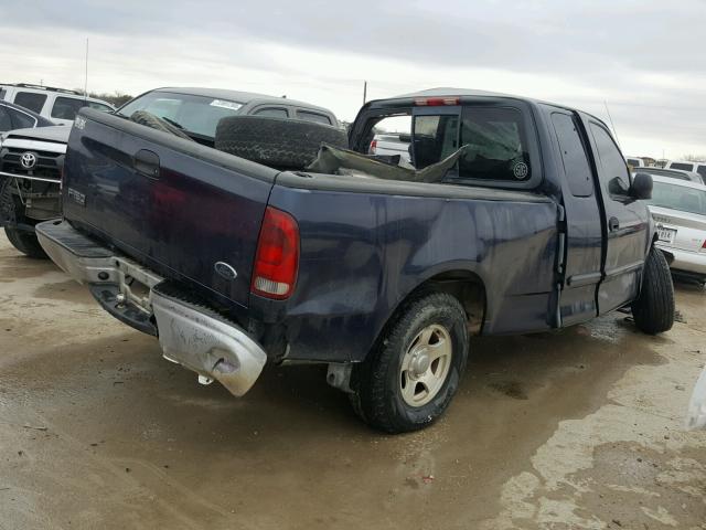 2FTRX17224CA14271 - 2004 FORD F-150 HERI BLUE photo 4