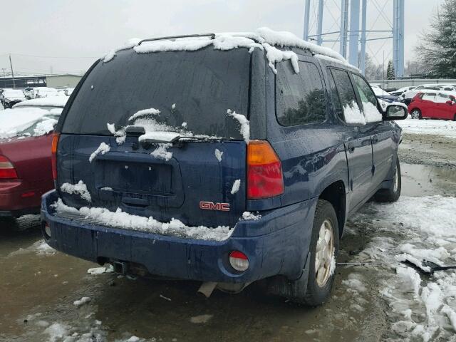 1GKET16S436189933 - 2003 GMC ENVOY XL BLUE photo 4