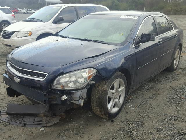 1G1ZB5EB7AF238556 - 2010 CHEVROLET MALIBU LS ლურჯი ფოტო 2
