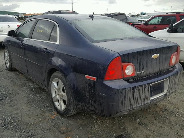 1G1ZB5EB7AF238556 - 2010 CHEVROLET MALIBU LS BLUE photo 3