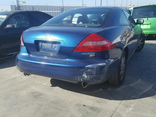 1HGCM82673A018691 - 2003 HONDA ACCORD EX BLUE photo 4