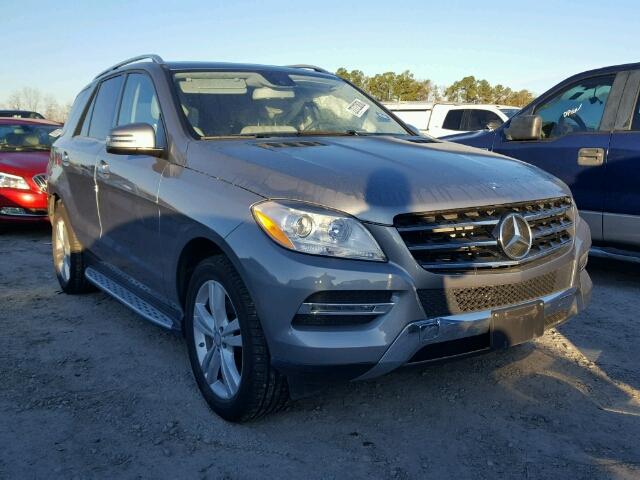 4JGDA5JB4FA452866 - 2015 MERCEDES-BENZ ML 350 GRAY photo 1