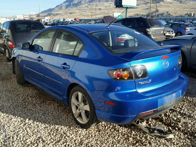 JM1BK323961525542 - 2006 MAZDA 3 S BLUE photo 3