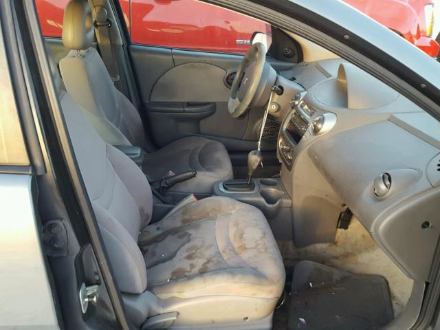 1G8AJ52F64Z142610 - 2004 SATURN ION LEVEL GRAY photo 5