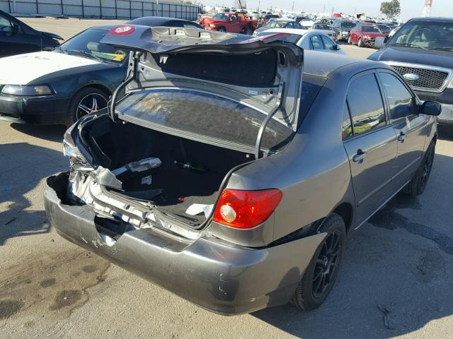 1NXBR32E48Z047461 - 2008 TOYOTA COROLLA CE GRAY photo 4