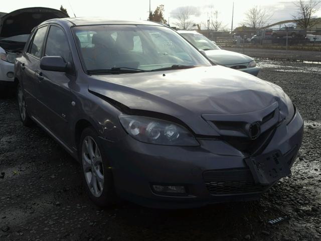 JM1BK343771700952 - 2007 MAZDA 3 HATCHBAC GRAY photo 1