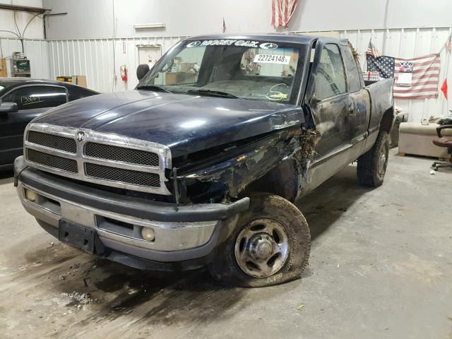 3B7KF23651G797751 - 2001 DODGE RAM 2500 BLUE photo 2