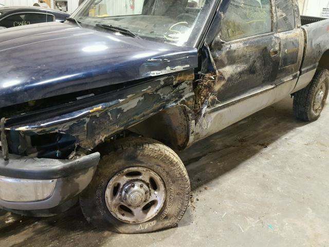 3B7KF23651G797751 - 2001 DODGE RAM 2500 BLUE photo 9