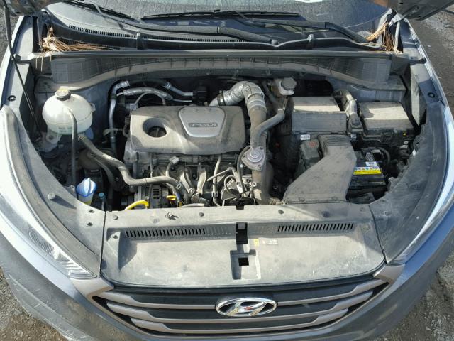 KM8J3CA2XGU129794 - 2016 HYUNDAI TUCSON LIM GRAY photo 7