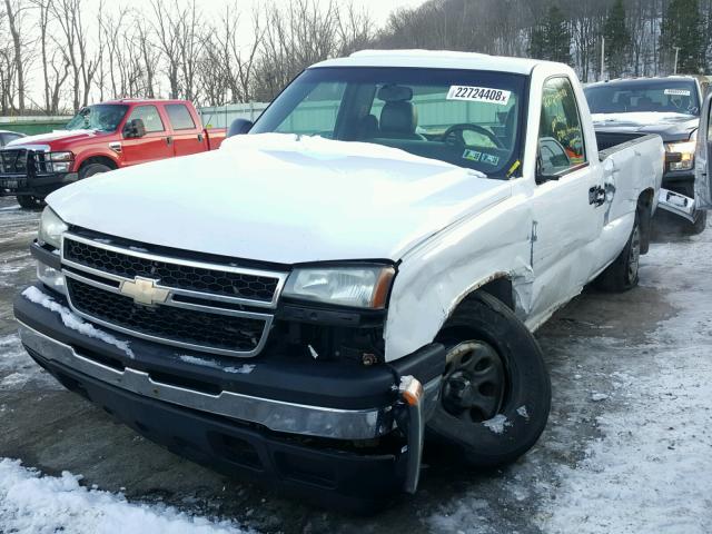 3GCEK14V46G181717 - 2006 CHEVROLET SILVERADO WHITE photo 2