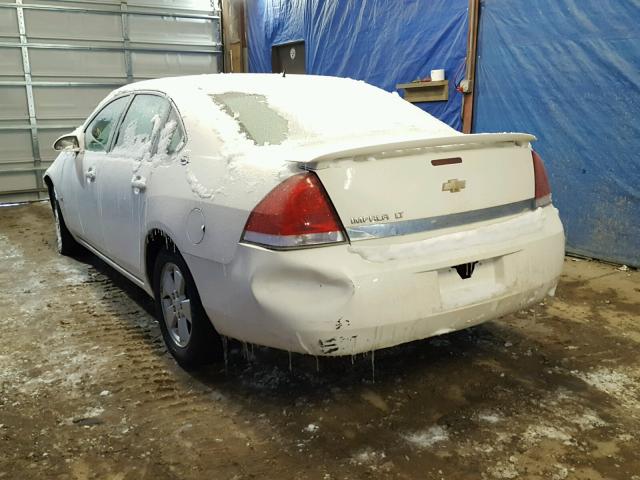 2G1WT58N881361001 - 2008 CHEVROLET IMPALA LT WHITE photo 3