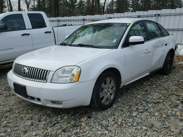 1MEFM40177G603882 - 2007 MERCURY MONTEGO LU WHITE photo 2