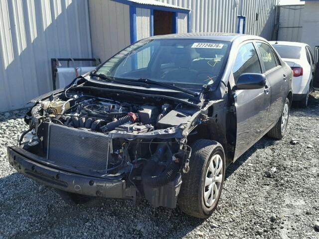 2T1BU4EE9AC504045 - 2010 TOYOTA COROLLA BA CHARCOAL photo 2