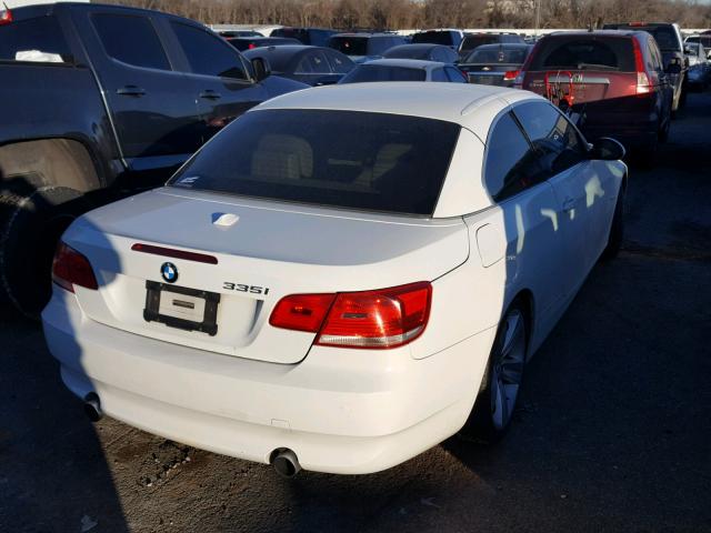 WBAWL73508PX57238 - 2008 BMW 335 I WHITE photo 4