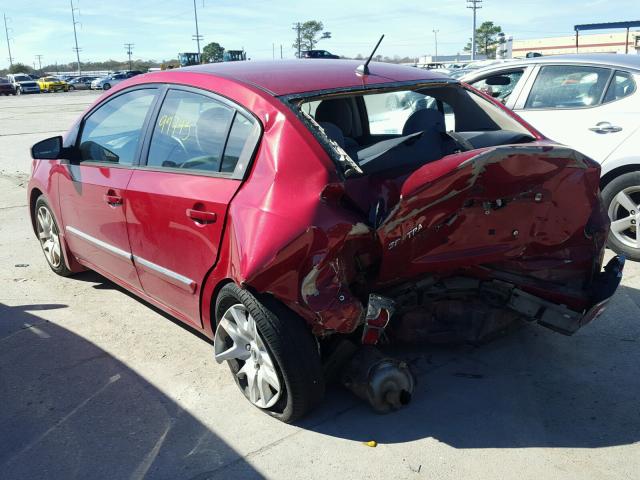 3N1AB6AP6AL618895 - 2010 NISSAN SENTRA 2.0 RED photo 3