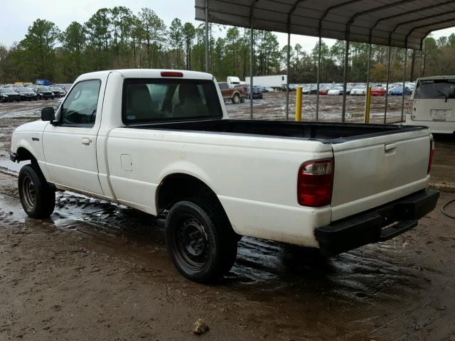 1FTYR10D84PB20126 - 2004 FORD RANGER WHITE photo 3