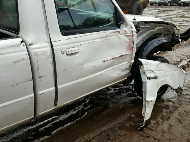 1FTYR10D84PB20126 - 2004 FORD RANGER WHITE photo 9