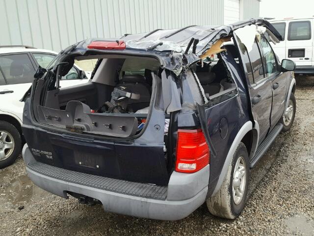 1FMDU62E92UC85192 - 2002 FORD EXPLORER X BLUE photo 4
