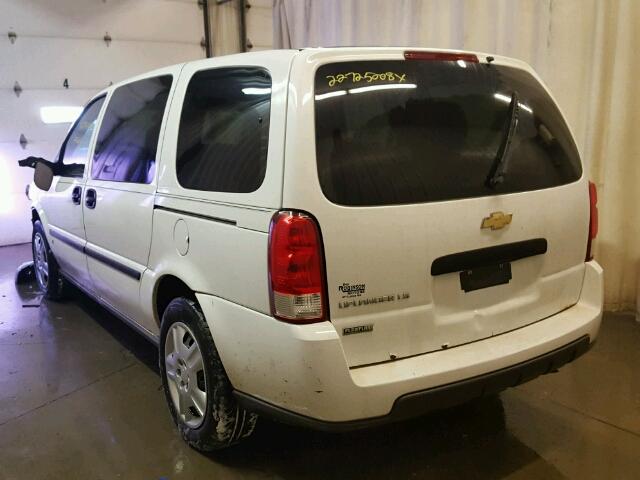 1GNDV23WX7D200764 - 2007 CHEVROLET UPLANDER L WHITE photo 3