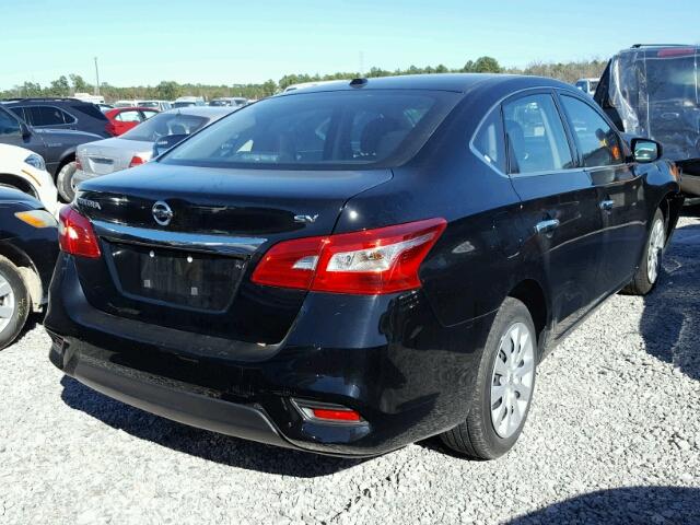 3N1AB7AP9HL682901 - 2017 NISSAN SENTRA S BLACK photo 4