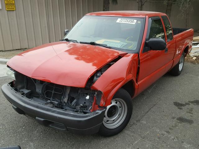 1GCCS19H638253576 - 2003 CHEVROLET S TRUCK S1 RED photo 2