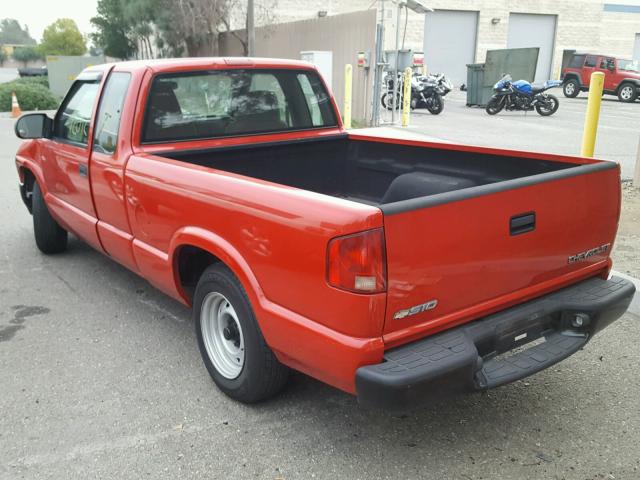 1GCCS19H638253576 - 2003 CHEVROLET S TRUCK S1 RED photo 3