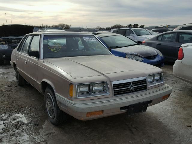 1B3BE46D7GC206826 - 1986 DODGE 600 SE BROWN photo 1