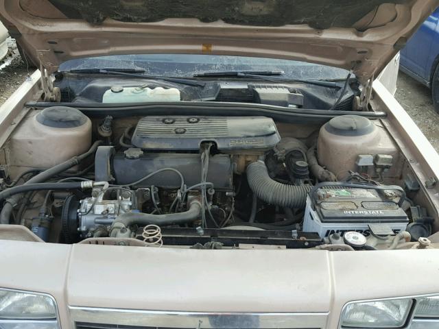 1B3BE46D7GC206826 - 1986 DODGE 600 SE BROWN photo 7