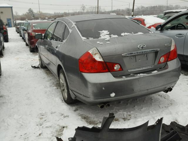 JNKAY01F06M255246 - 2006 INFINITI M35 BASE GRAY photo 3