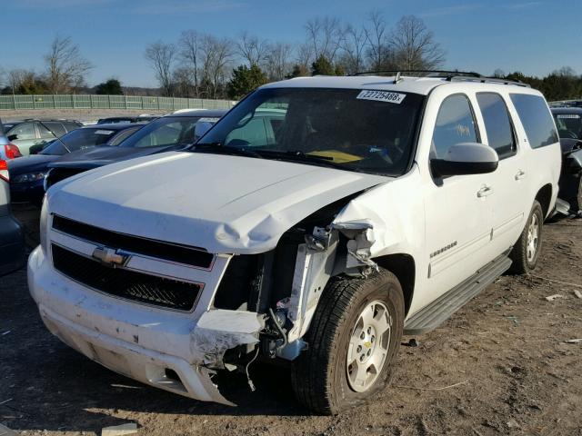 1GNUCJE0XAR200721 - 2010 CHEVROLET SUBURBAN C WHITE photo 2