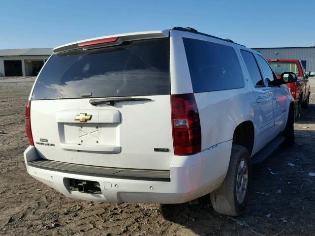 1GNUCJE0XAR200721 - 2010 CHEVROLET SUBURBAN C WHITE photo 4